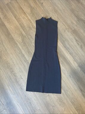 Zara Navy Sleeveless Bodycon Dress